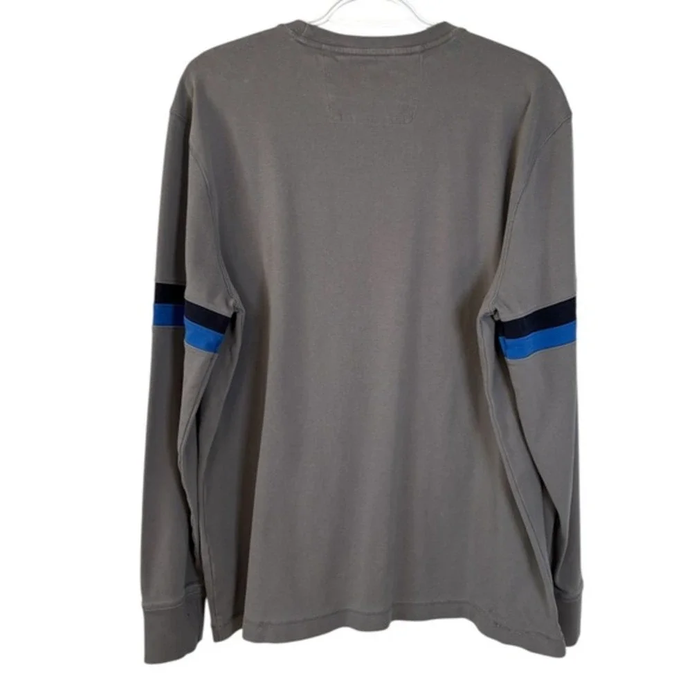 Banana Republic Mens LS Crew Neck Athletic Stripe T Shirt XL‎  SET OF TWO SHIRTS